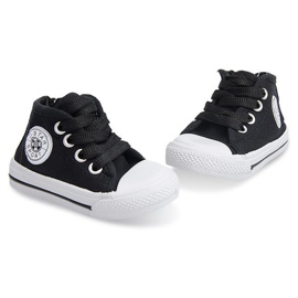 Baskets Hautes Enfant Y1309 Noir le noir 1
