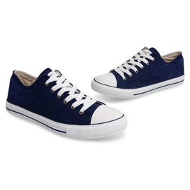 Baskets Classiques Konwers 1005 Bleu Marine 4