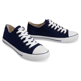 Baskets Classiques Konwers 1005 Bleu Marine 5
