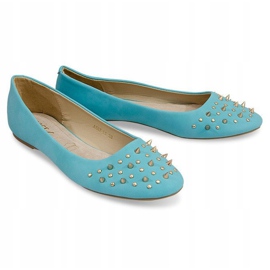 BM Ballerines Avec Clous A507 Bleu 2