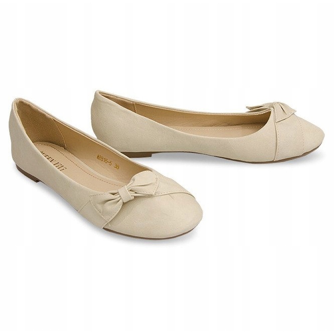 Ballerines Avec Noeud 816 Beige 1