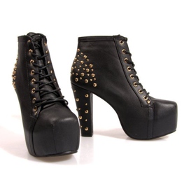 Bottes Solide À Talons K771 Noir le noir 1