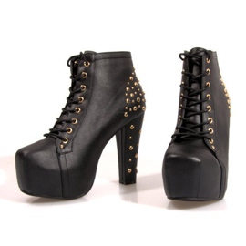 Bottes Solide À Talons K771 Noir le noir 2