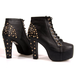 Bottes Solide À Talons K771 Noir le noir 3