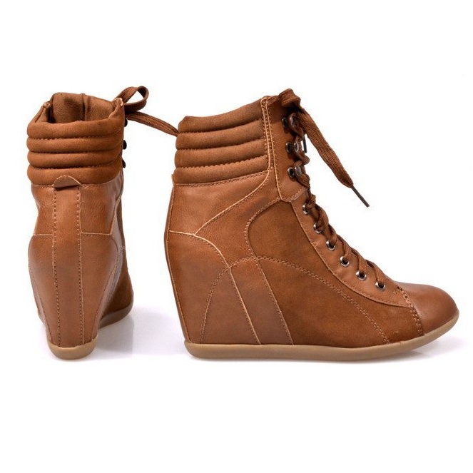 Baskets Boots Na Kotunie 562 Camel brun 1