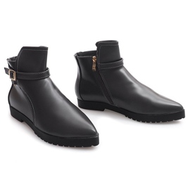 Bottes élégantes chaudes avec boucle HW12 Gris 1