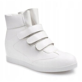 Baskets Compensées À La Mode JT3 Blanc blanche 1