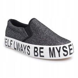 Slip On Sneakers Slip On Brocade E22 Noir 1