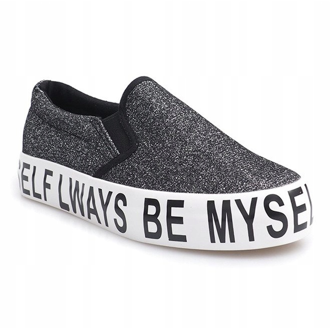 Slip On Sneakers Slip On Brocade E22 Noir 1