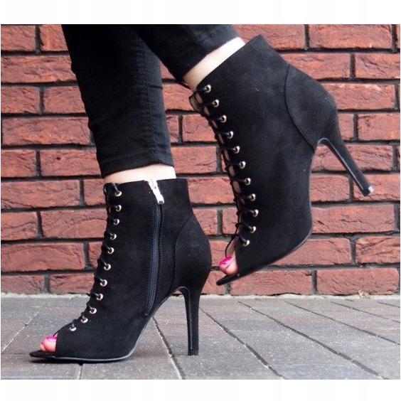 Bottes / bottes ouvertes Laila 5003 Noir le noir 2