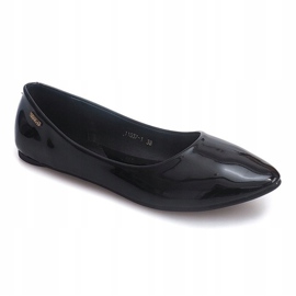 Ballerines laquées 11037 Noir le noir 1