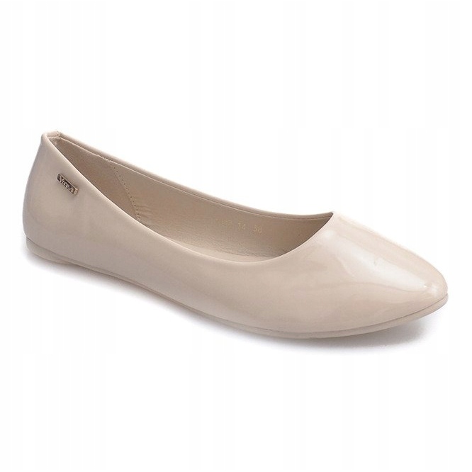 Ballerines laquées 11037 Beige 1