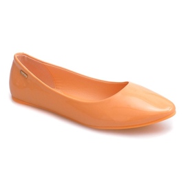 Ballerines laquées 11037 Orange 1 Ballerines laquées 11037 Orange 1