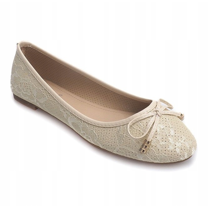 Ballerines Dentelle 02059 Beige 1
