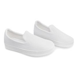 Baskets Slip On M011 Blanc blanche 2