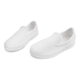 Baskets Slip On M011 Blanc blanche 3