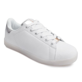 Baskets Lumineuses 89-W19 Blanc blanche 1