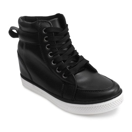 Baskets Compensées Hautes 15001 Noir le noir 1