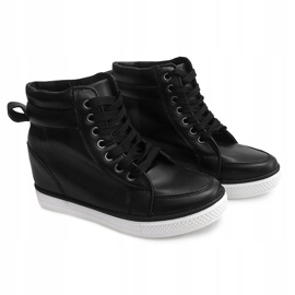 Baskets Compensées Hautes 15001 Noir le noir 2