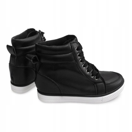 Baskets Compensées Hautes 15001 Noir le noir 4