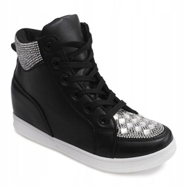 Baskets À Paillettes C7165 Noir le noir 1