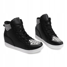 Baskets À Paillettes C7165 Noir le noir 2