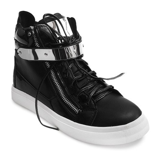 Baskets montantes LL01 Noir 1