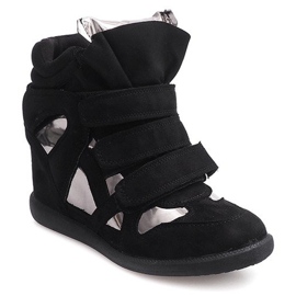 Baskets Compensées Avec Velcro 6041 Noir le noir 1