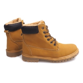 Trappeurs de bois d'automne B788 Camel brun 1