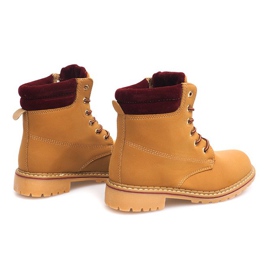 Automne Timber Trappers 1-16 JAUNE / ROUGE brun 2