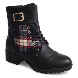 Bottes Lacets Bottes Lattice B2913 Noir le noir 2