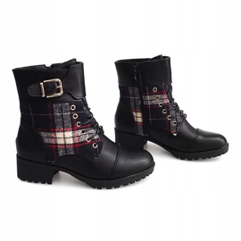 Bottes Lacets Bottes Lattice B2913 Noir le noir 3