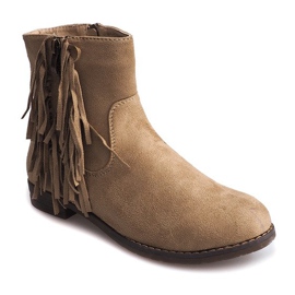 Bottines Chaudes En Daim Boho RMB-19 Kaki 3