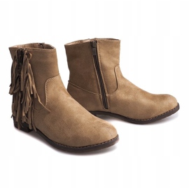Bottines Chaudes En Daim Boho RMB-19 Kaki 4