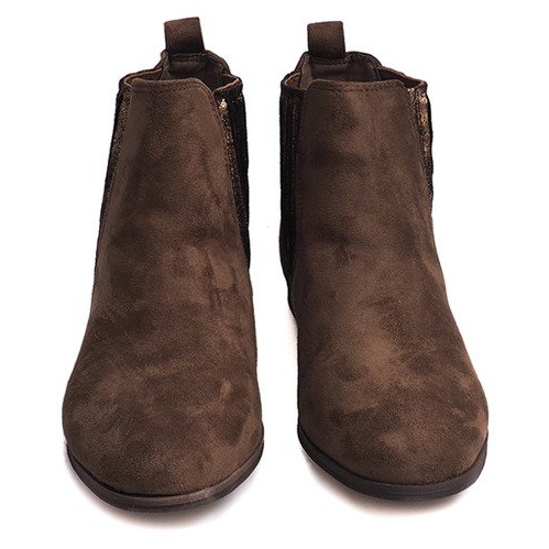 Bottines Daim Jodhpur M-61 Kaki multicolore 1