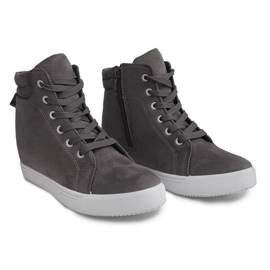 Baskets Compensées TL089 Gris 1