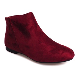 Bottines Daim Bottines Chelsea 7-106 Rouge 3