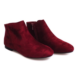 Bottines Daim Bottines Chelsea 7-106 Rouge 4