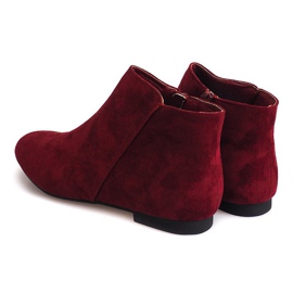 Bottines Daim Bottines Chelsea 7-106 Rouge 2