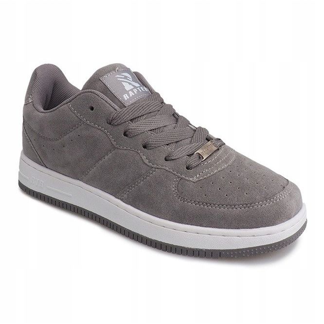 Baskets Daim Air Force B780 Gris jaune 1