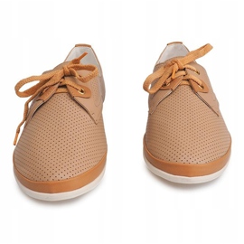 Chaussures Jazz Ajourées CS002 Camel brun 2