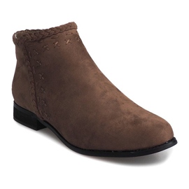 Bottines Daim Bottines Chelsea 100-602 Kaki 3