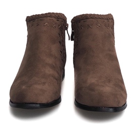 Bottines Daim Bottines Chelsea 100-602 Kaki 2