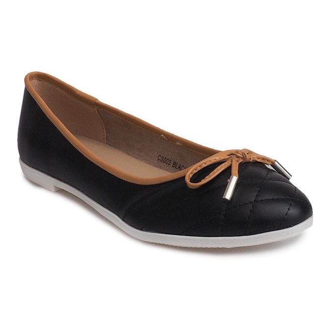 Ballerines Avec Noeud CS003 Noir le noir 1