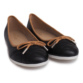 Ballerines Avec Noeud CS003 Noir le noir 2