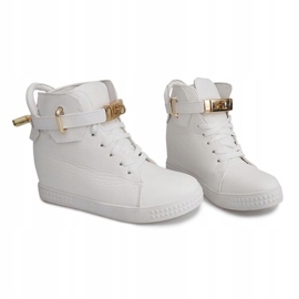 Baskets Compensées 1786 Blanc blanche 4