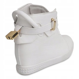 Baskets Compensées 1786 Blanc blanche 2