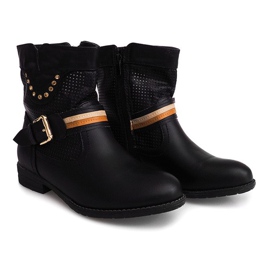 Bottines Ajourées Cowboy HC230 Noir le noir 2
