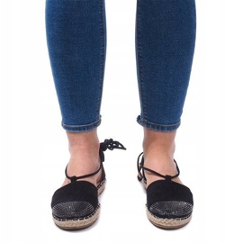 Sandales Espadrilles Ballerines 6333 Noir le noir 2