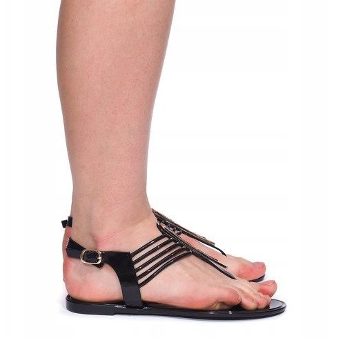 Sandales Meliski Avec Cyrkoniami 001-356 Noir le noir 2